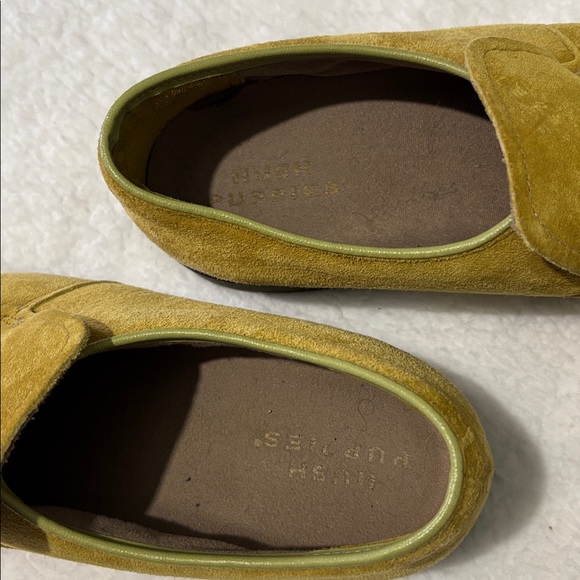 Hush Puppies Men's Mustard Suede Loafers - Picture 2 of 4
